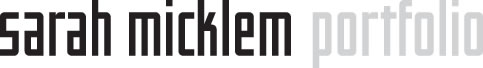 Sarah Micklem portfolio